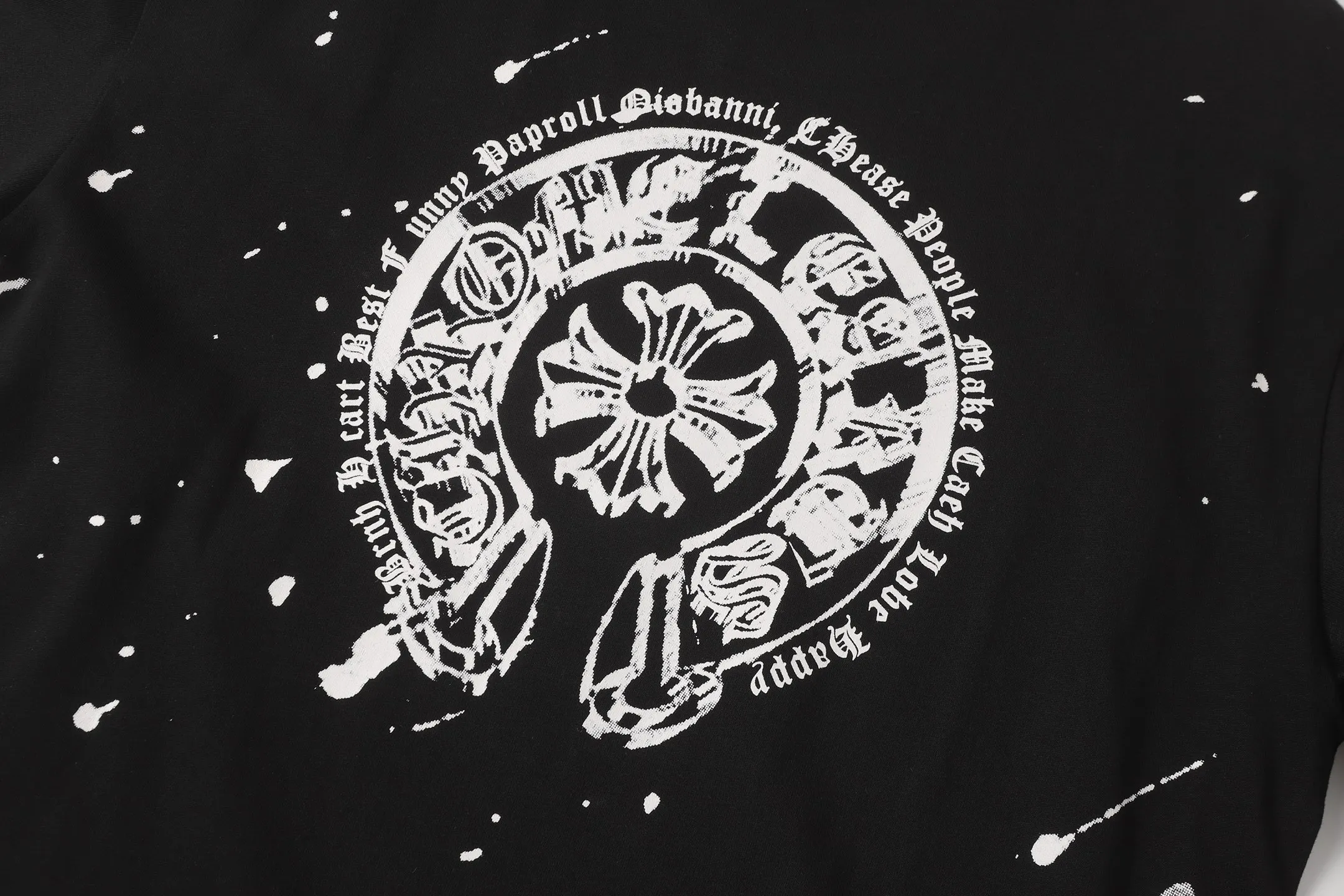 85 Chrome Hearts/ T Quality Colour：Black White Size: S M L XL